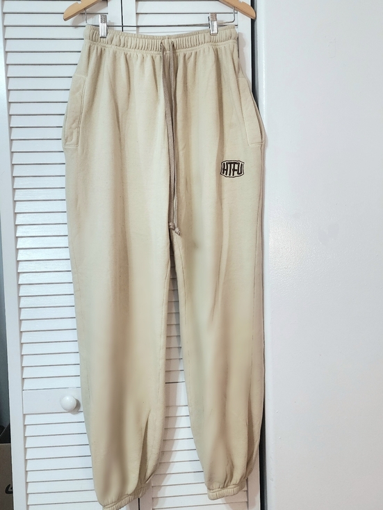 HTFU Other - HTFU Gym Rat Joggers Sweatpants- Cream Fleece